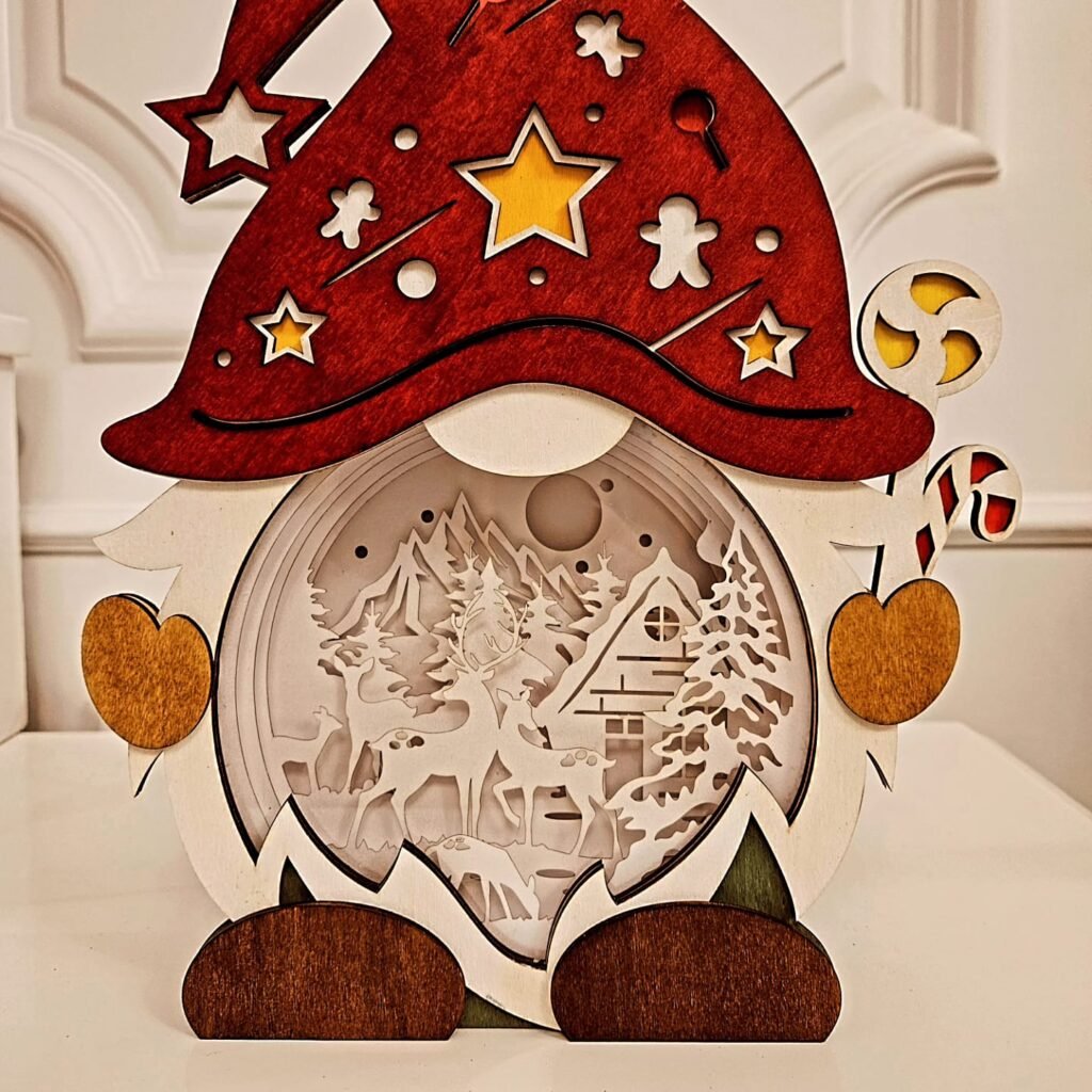 Christmas Gnome Lantern