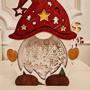 Christmas Gnome Lantern