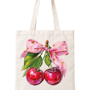 Cherries Pink Bow