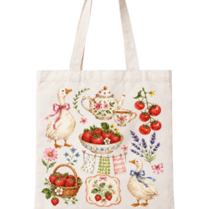 Goose and Strawberries